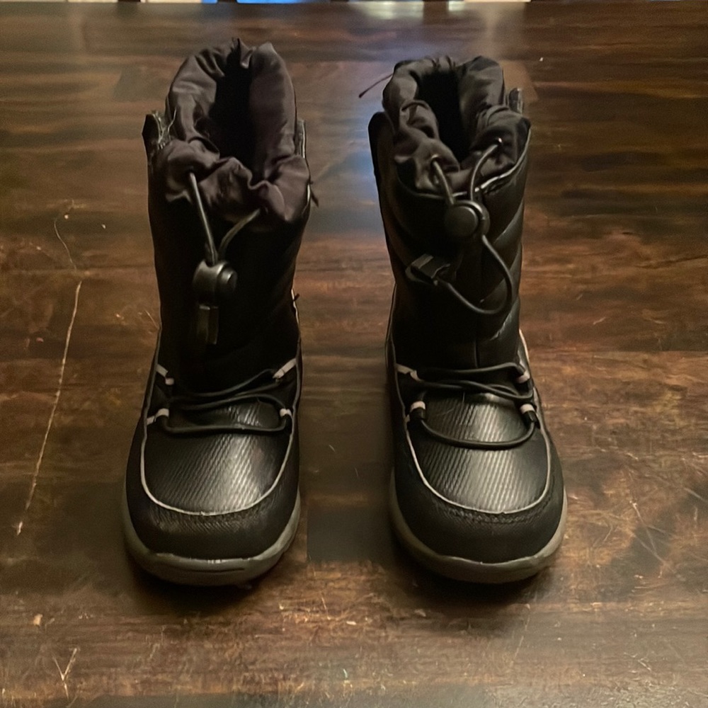 Black Toddler Winter Boots
